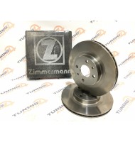 Диск переднего тормоза Zimmermann R14 вентилируемый ВАЗ 2112 (комплект 2 штуки)
