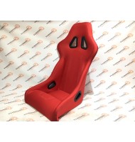Спортивное сиденье Ковш, без вышивки, с отстрочкой, красное, 1 шт