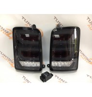 Черные задние светодиодные фонари в стиле Рендж для Нивы ВАЗ 21213, 21214, 2131