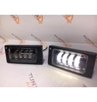 Светодиодные (LED) ПТФ SAL-MAN 4 Полосы на ВАЗ 2110-12, 2113-15, Шнива