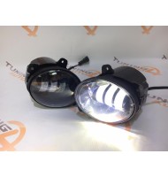 LED ПТФ Sal-Man 3 линзы 50W для Лада Калина, Калина 2, Гранта, Ларгус, Датсун