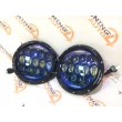 Многодиодные LED фары 130W для Лада 4x4 Нива, ВАЗ 2101 (стекло хамелеон)