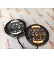 Многодиодные LED фары 105W для Лада 4x4 Нива, ВАЗ 2101