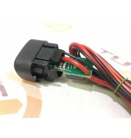 USB зарядное на 2 слота ВАЗ 2108-21099, 2110-2112 с европанелью, 2113-2115, Лада Калина, Нива 4Х4, Шевроле Нива