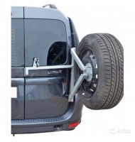 Кронштейн запасного колеса на дверные петли Лада Ларгус (Серый)